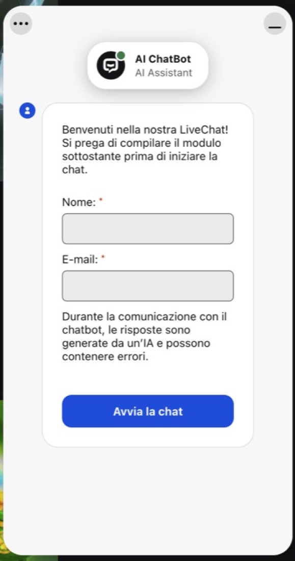 Accesso all'account BetOnRed e assistenza